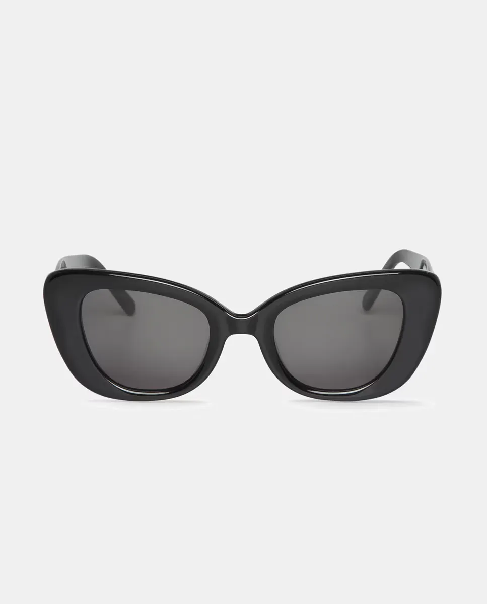 Женские солнцезащитные очки «кошачий глаз» из ацетата светло-коричнево-черных тонов Mr. Boho, черный
Женские солнцезащитные очки «кошачий глаз» из ацетата светло-коричнево-черных тонов Mr. Boho, черный