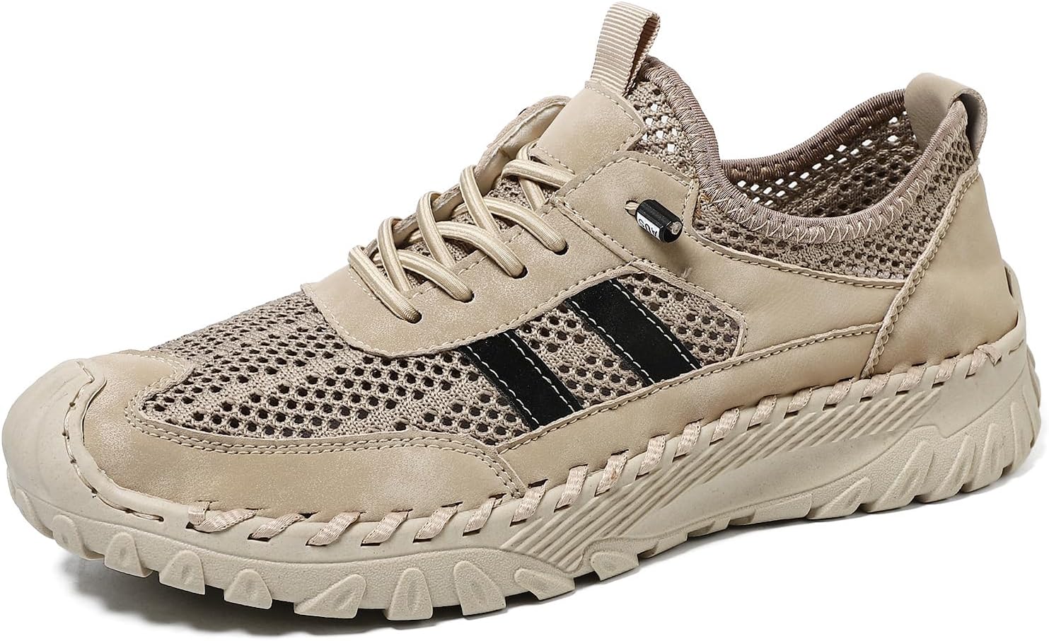 Дышащие кроссовки с эластичными шнурками, противоскользящие, для походов, с поддержкой свода стопы, ортопедические мужские туфли, обувь без шнурков из кожи, прохладные и комфортные кроссовки с надежной поддержкой Generic, Sand Colour
Дышащие кроссовки с эластичными шнурками, противоскользящие, для походов, с поддержкой свода стопы, ортопедические мужские туфли, обувь без шнурков из кожи, прохладные и комфортные кроссовки с надежной поддержкой Generic, Sand Colour