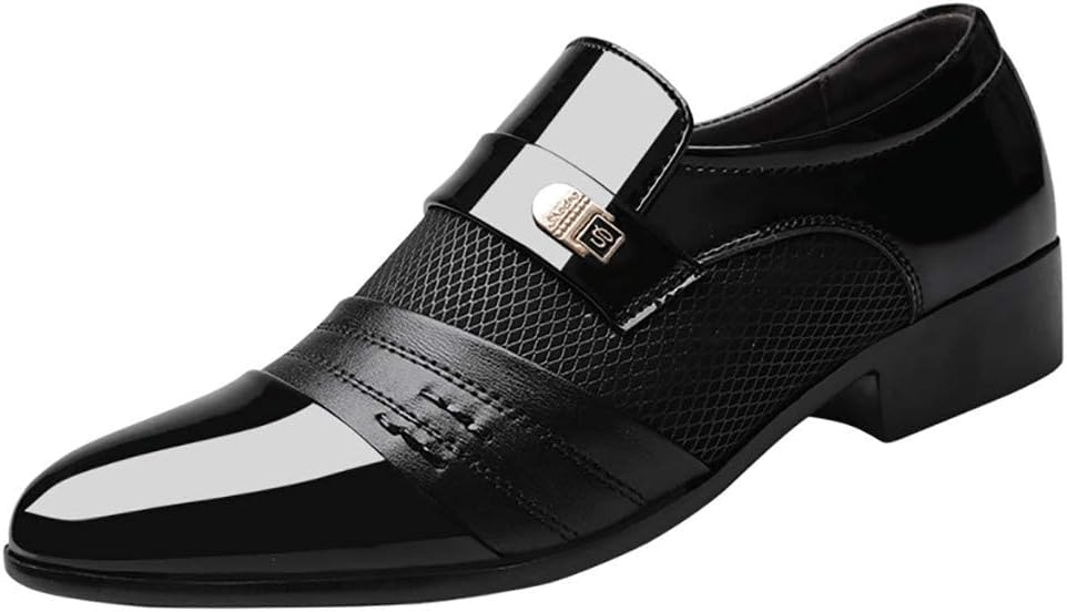 Мужские туфли BORAMAX из искусственной кожи для деловых и свадебных мероприятий, удобные оксфорды с заостренным носком, черный
Мужские туфли BORAMAX из искусственной кожи для деловых и свадебных мероприятий, удобные оксфорды с заостренным носком, черный