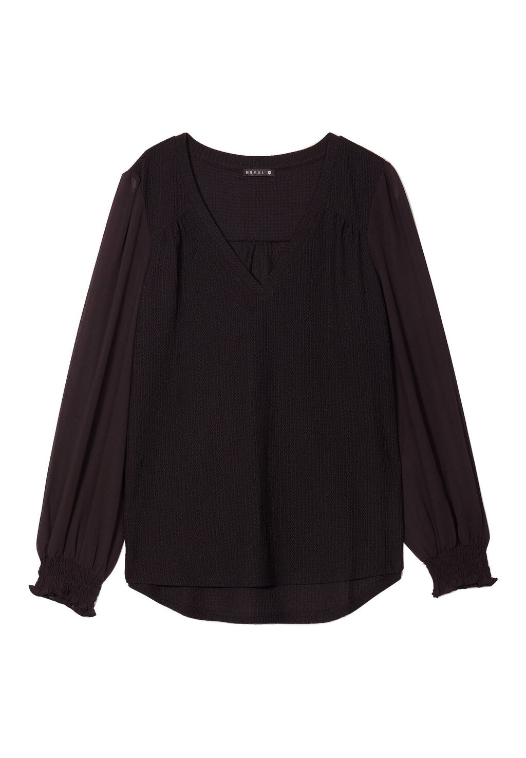 Топ с длинными рукавами Breal, черный
Топ с длинными рукавами Breal, черный