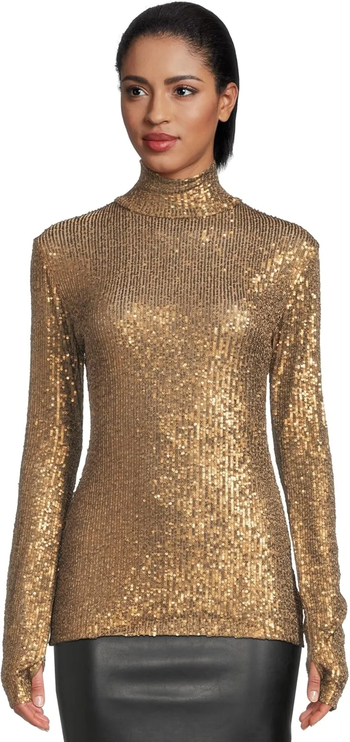 Norma Kamali Женская водолазка с длинным рукавом Slim Fit
Norma Kamali Женская водолазка с длинным рукавом Slim Fit