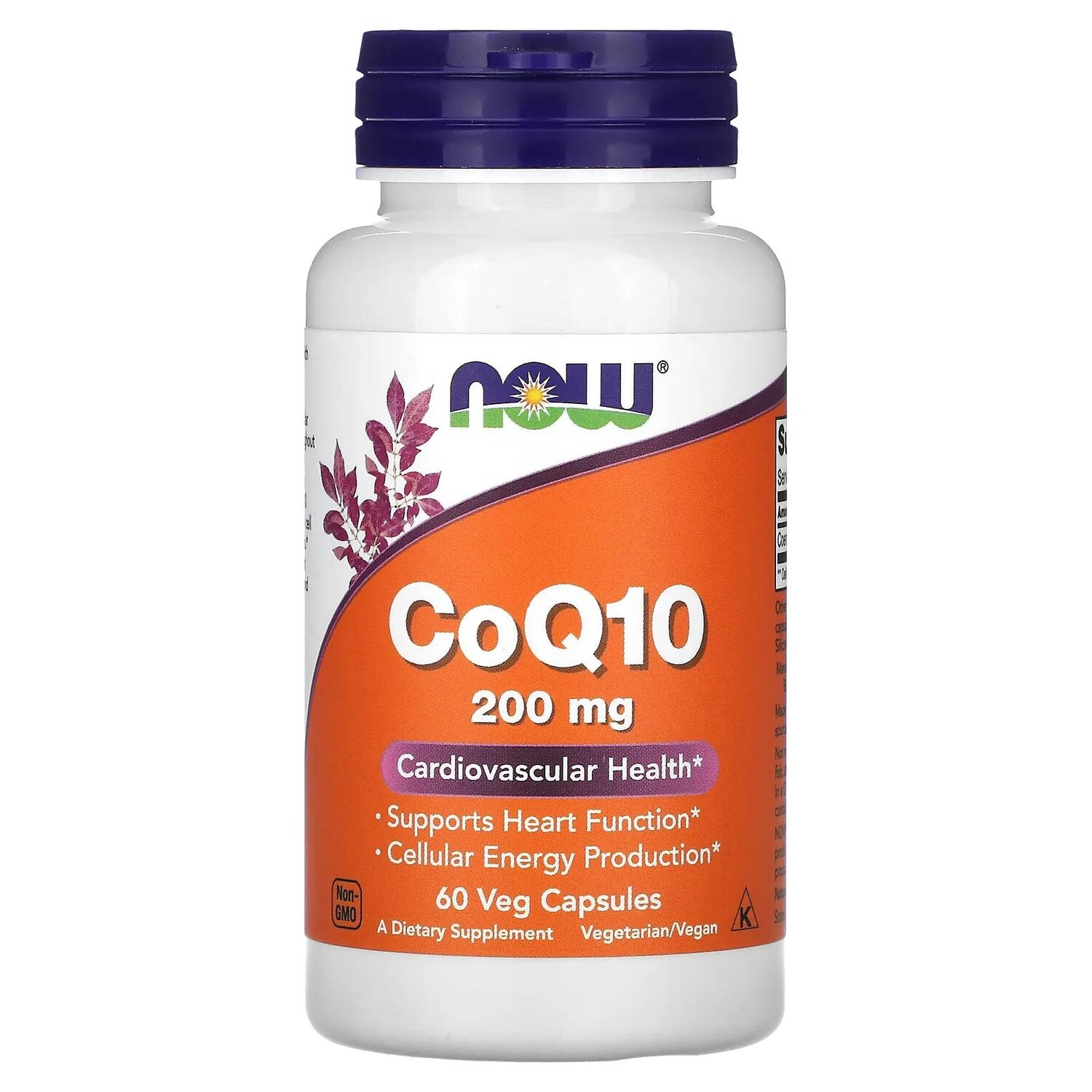 Now Foods CoQ10 200 мг 60 веганских капсул
Now Foods CoQ10 200 мг 60 веганских капсул