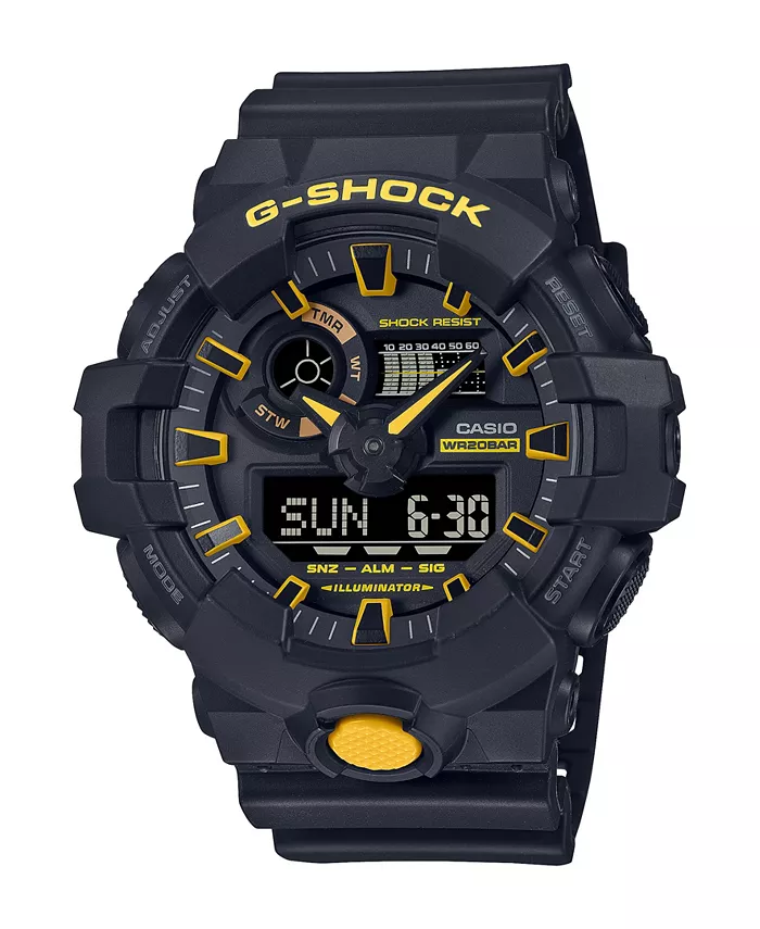 Мужские аналого-цифровые часы из черной смолы, 53.4 мм, GA700CY-1A G-Shock
Мужские аналого-цифровые часы из черной смолы, 53.4 мм, GA700CY-1A G-Shock