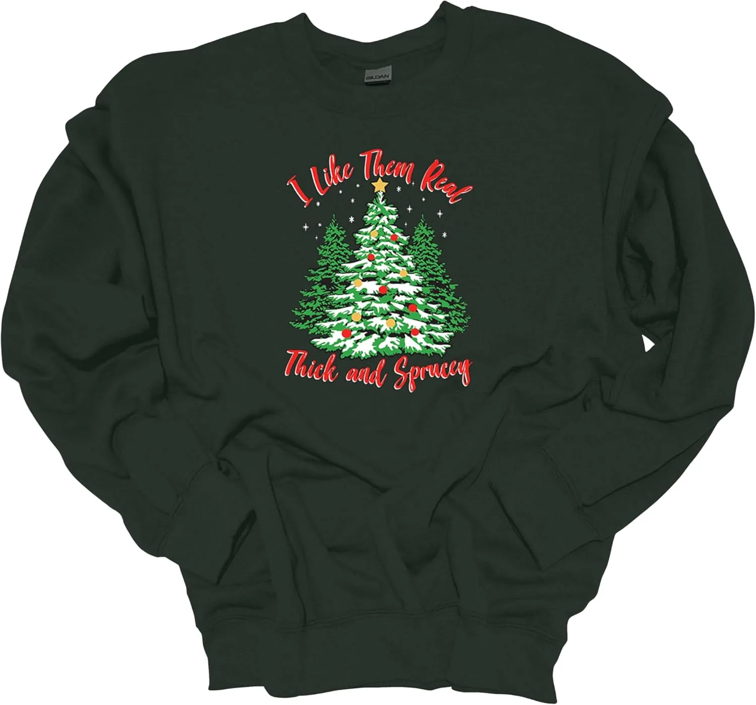 Trenz Shirt Company I Like Them Real Thick And Sprucey Christmas Pinetree Crewneck Sweatshirt
Trenz Shirt Company I Like Them Real Thick And Sprucey Christmas Pinetree Crewneck Sweatshirt