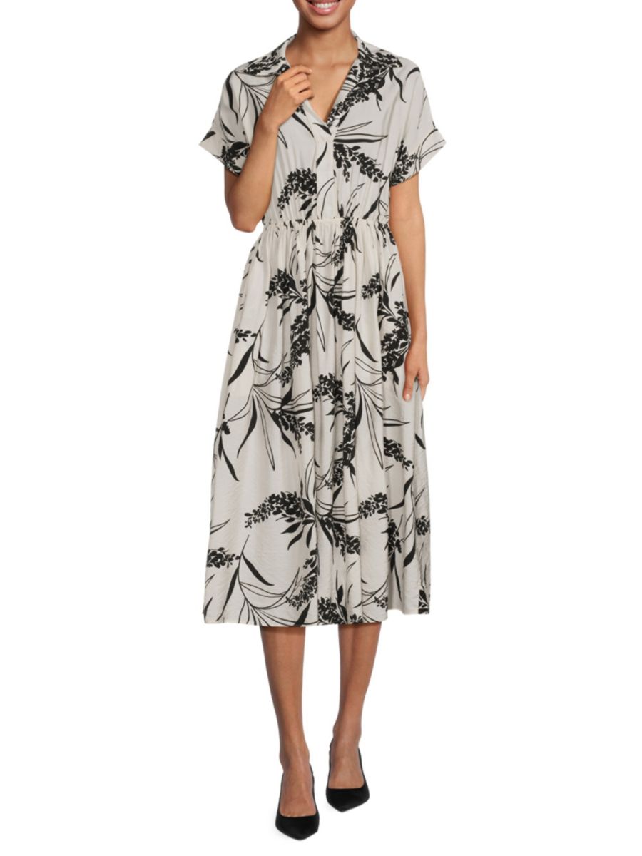 Платье-миди с принтом Renee C., белый
Платье-миди с принтом Renee C., белый