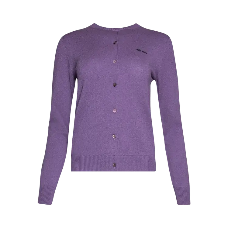 Кардиган Miu Miu Cashmere 'Malva', фиолетовый
Кардиган Miu Miu Cashmere 'Malva', фиолетовый
