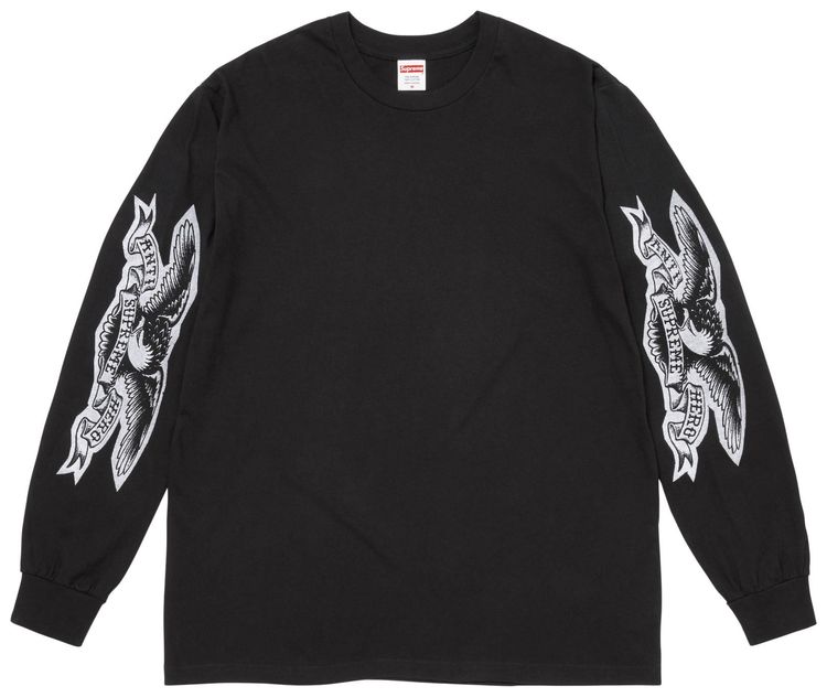 Футболка с длинными рукавами Supreme x Antihero Eagle, черная
Футболка с длинными рукавами Supreme x Antihero Eagle, черная
