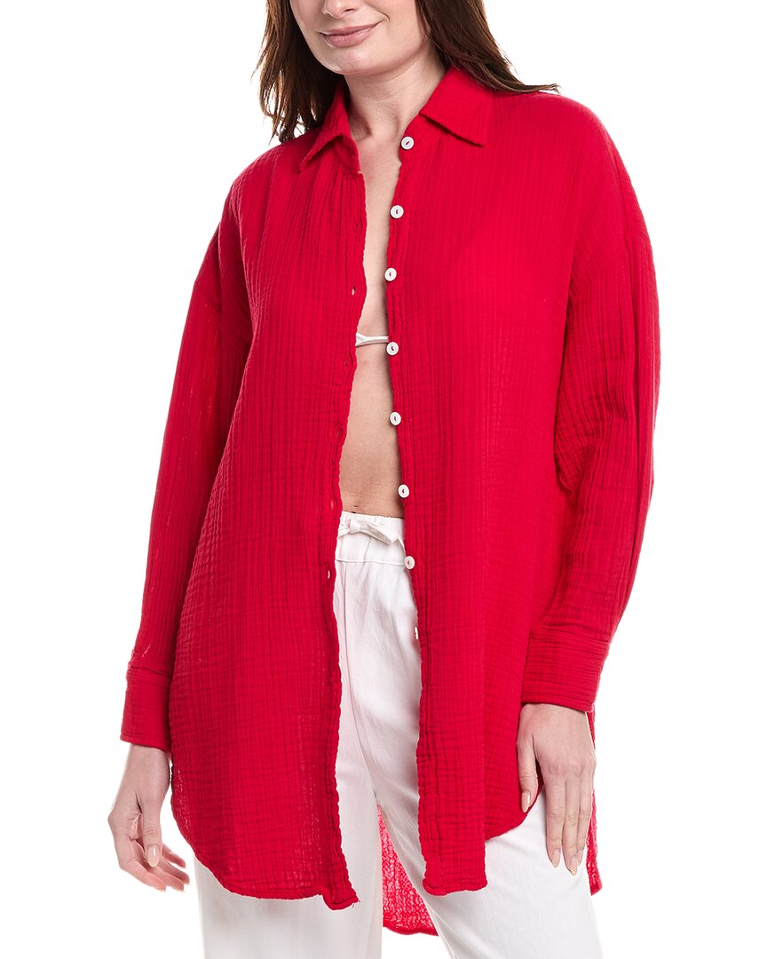 9seed Марлевая рубашка на пуговицах, красный
9seed Марлевая рубашка на пуговицах, красный