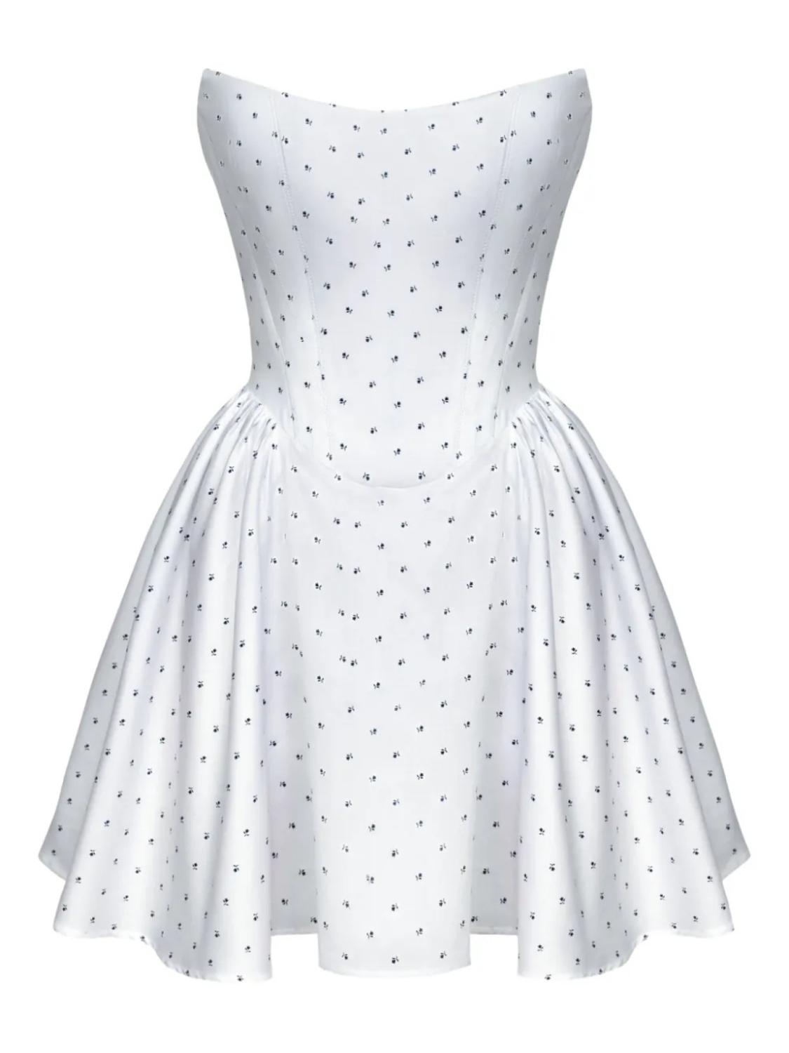 POST MERIDIEM платье мини Tuck с корсетом, белый
POST MERIDIEM платье мини Tuck с корсетом, белый