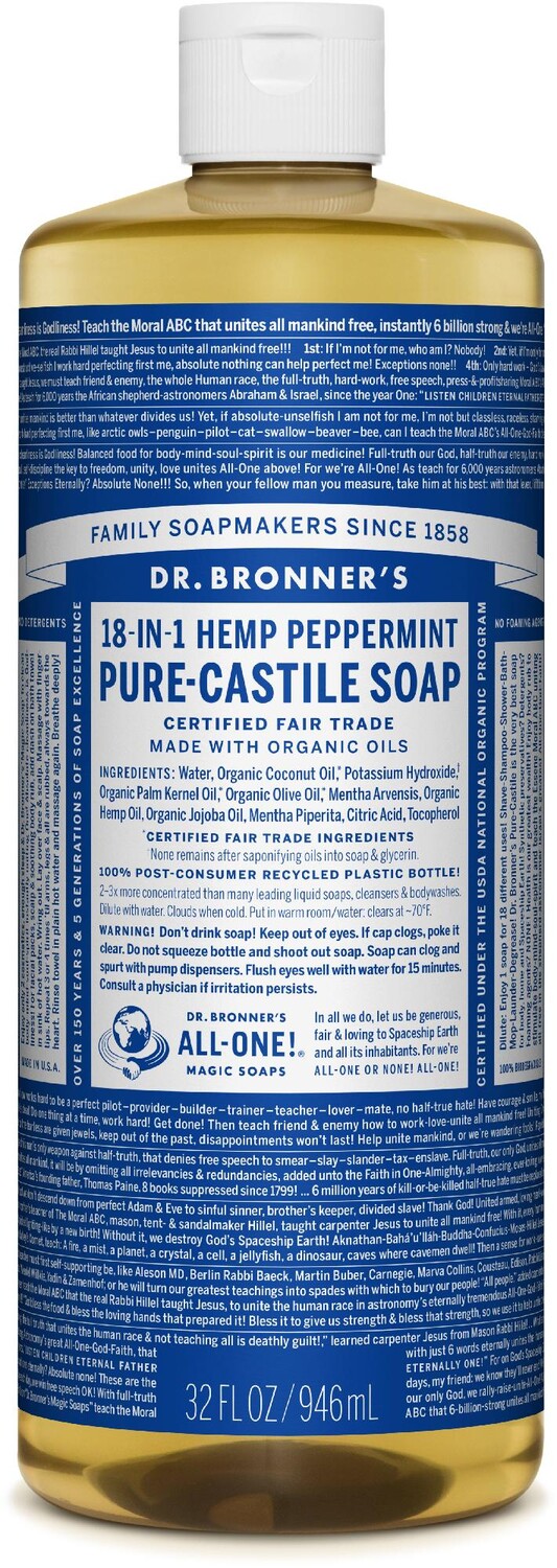 Органическое жидкое мыло - 32 унций Dr. Bronner's, розовый
Органическое жидкое мыло - 32 унций Dr. Bronner's, розовый