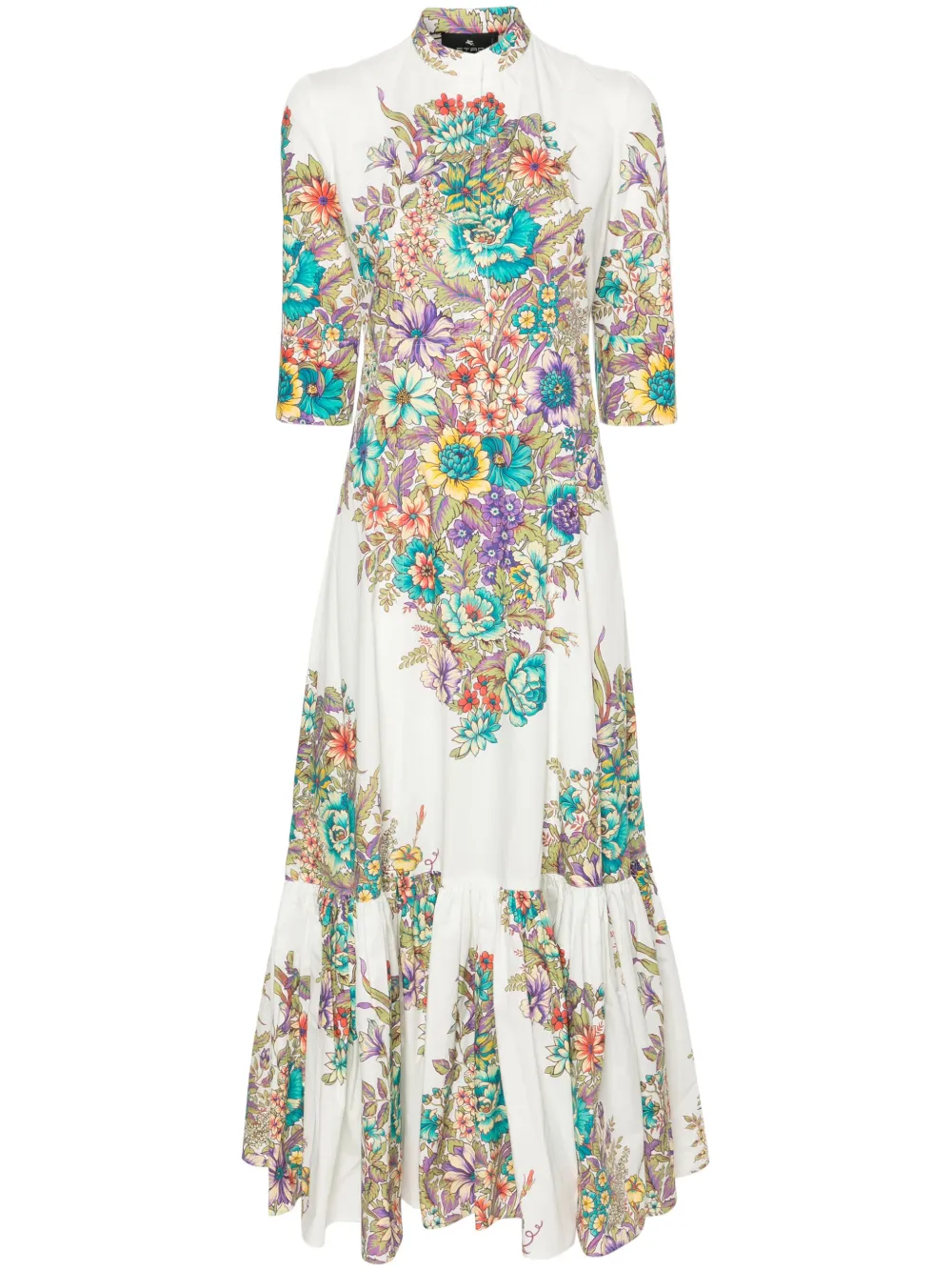 Платье макси с цветочным принтом ETRO, белый
Платье макси с цветочным принтом ETRO, белый
