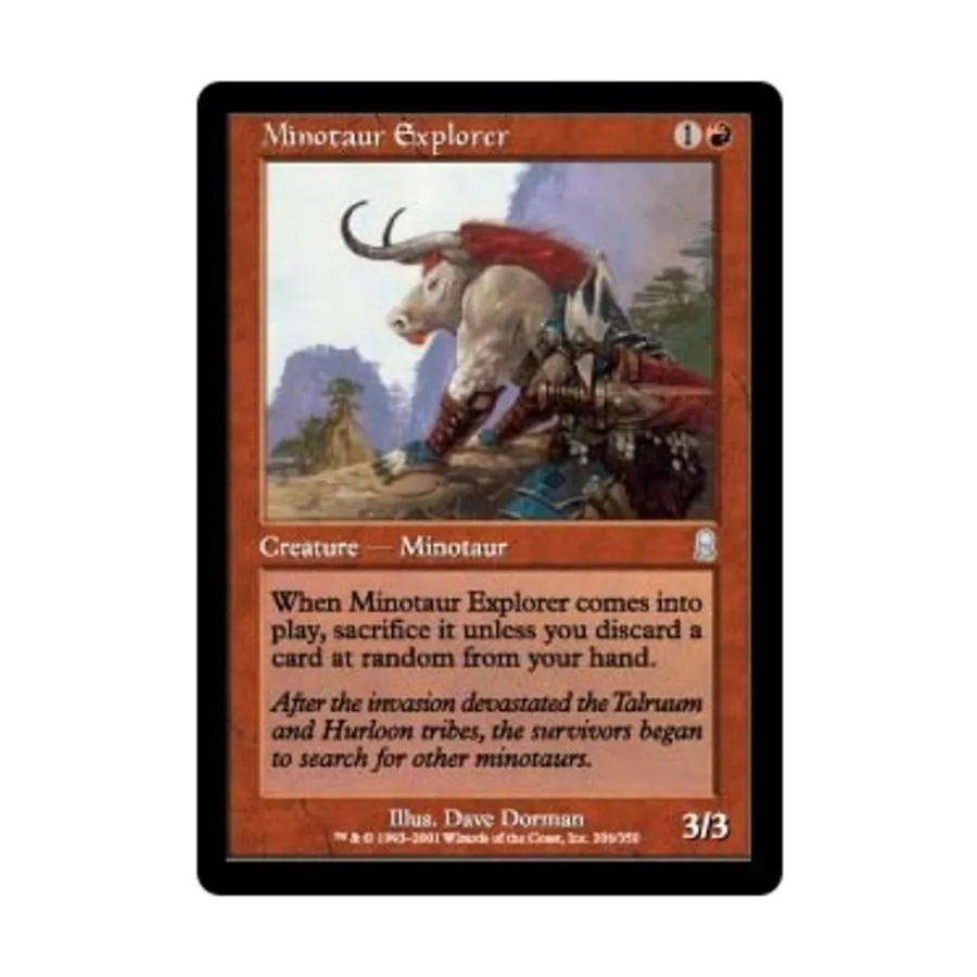 CCG Минотавр-исследователь (U), MTG - Odyssey
CCG Минотавр-исследователь (U), MTG - Odyssey