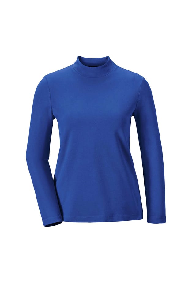 Короткий размер: рубашка с воротником-стойкой и длинными рукавами. Goldner, синий
Короткий размер: рубашка с воротником-стойкой и длинными рукавами. Goldner, синий