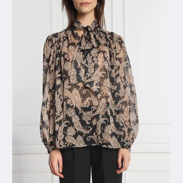 Блуза свободного кроя Silvian Heach, черный
Блуза свободного кроя Silvian Heach, черный