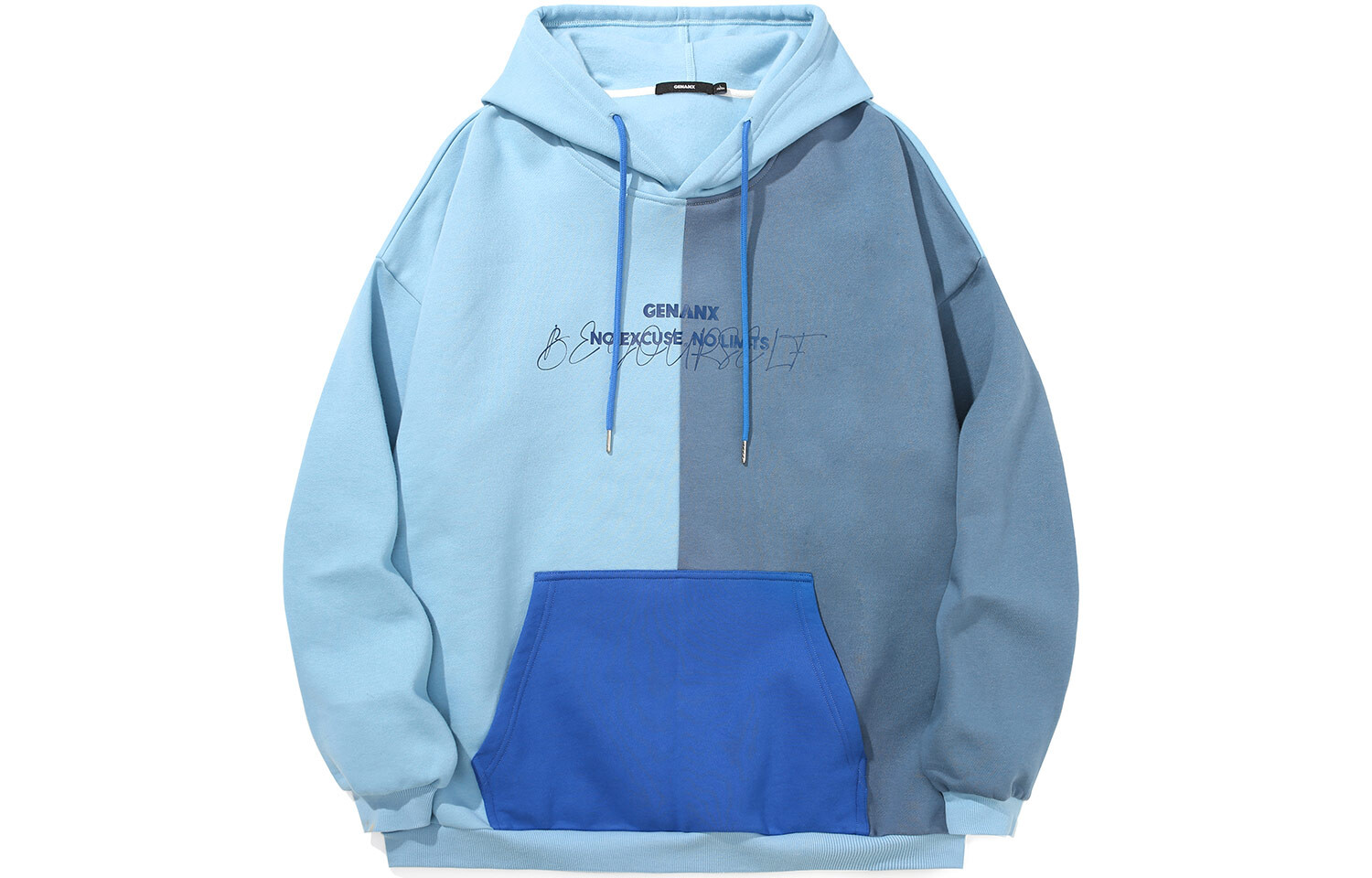 Толстовка унисекс Genanx, синий
Толстовка унисекс Genanx, синий