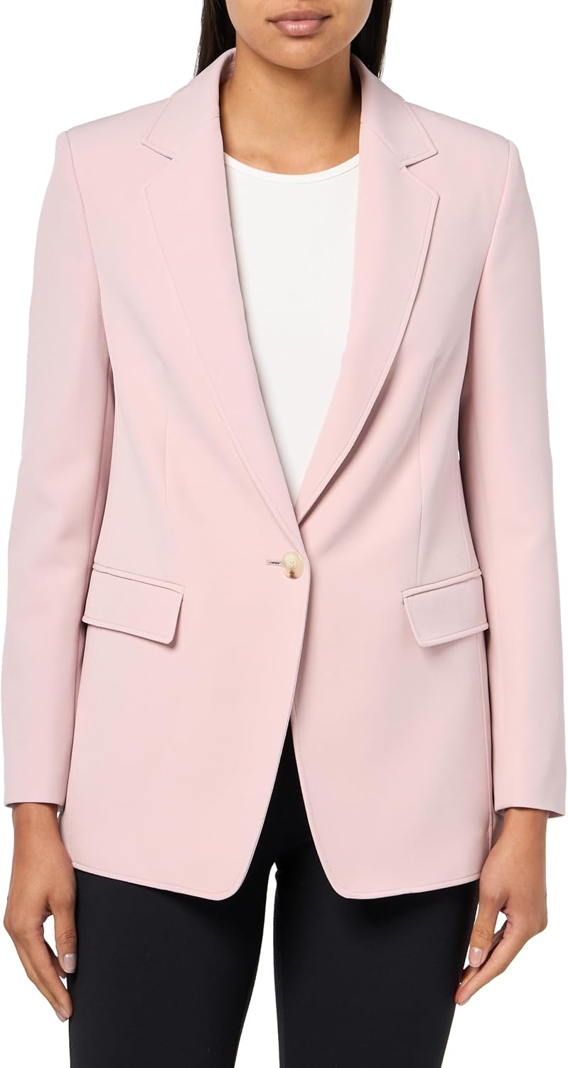 BOSS Женский приталенный однобортный пиджак Jabla, Pink Quartz
BOSS Женский приталенный однобортный пиджак Jabla, Pink Quartz