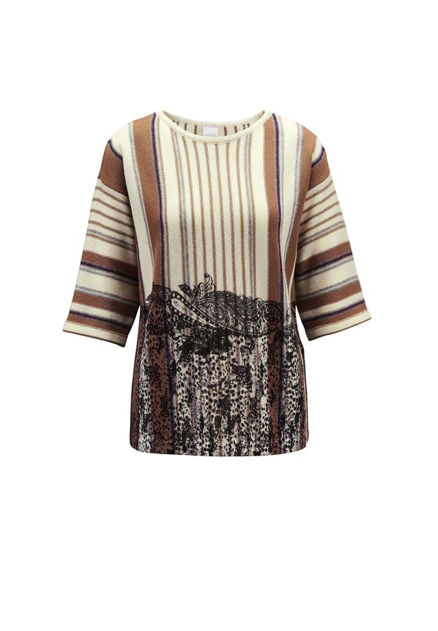 Полосатый свитер с узором пейсли Madeleine, мультиколор
Полосатый свитер с узором пейсли Madeleine, мультиколор