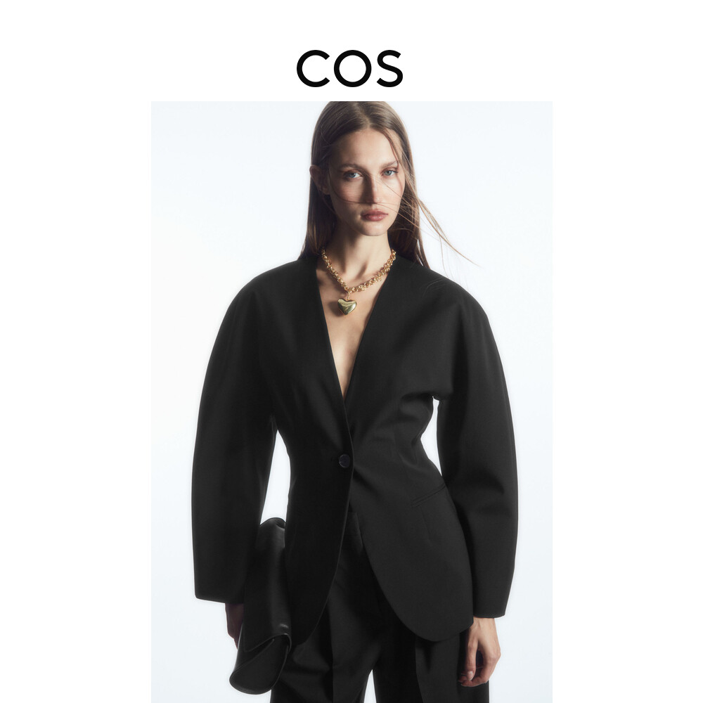 Женский шерстяной пиджак Cos стандартного кроя, черный
Женский шерстяной пиджак Cos стандартного кроя, черный