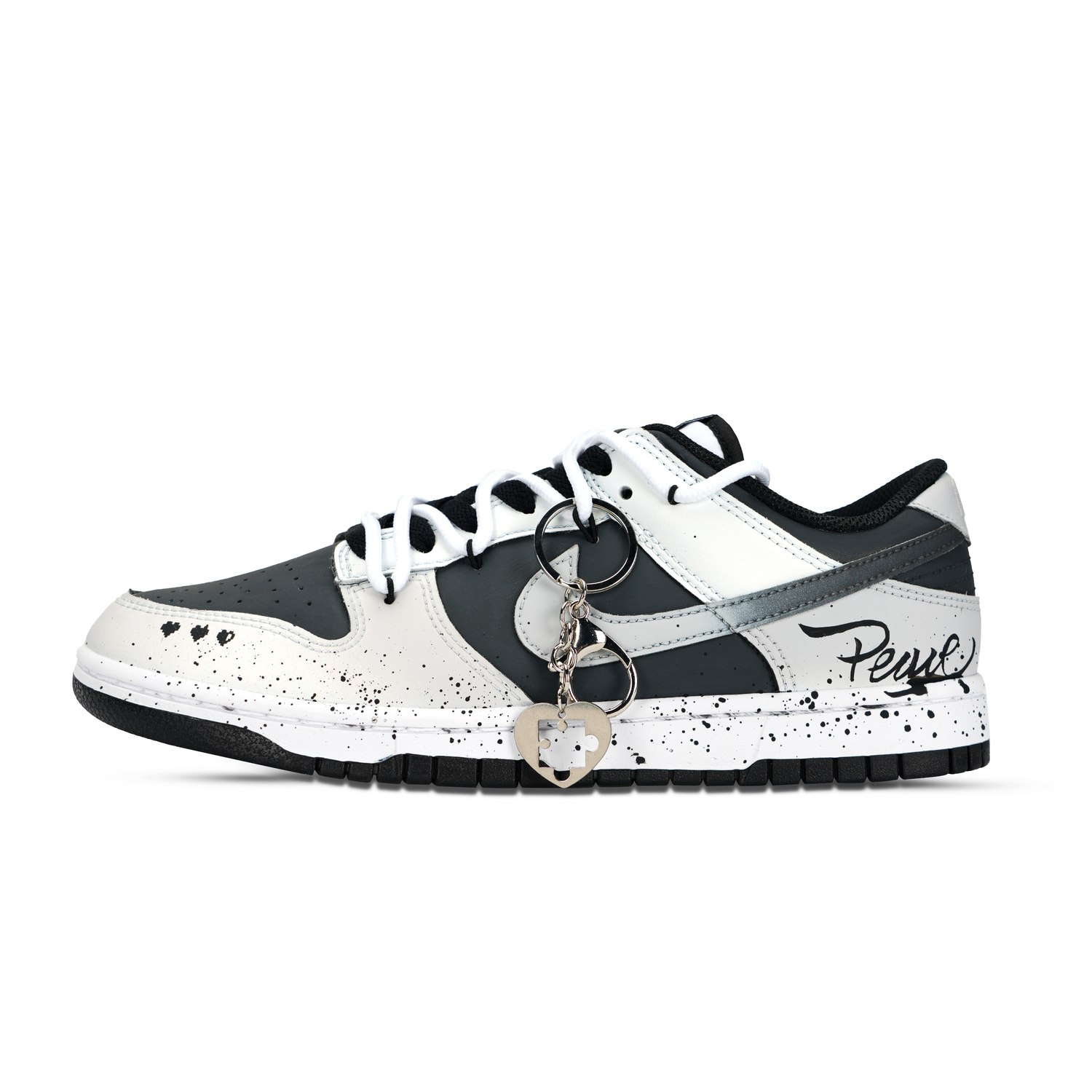 Nike Dunk Black White, Puzzle Of The Heart устойчивые к истиранию и скольжению низкие кроссовки для скейтбординга Unisex Gray
Nike Dunk Black White, Puzzle Of The Heart устойчивые к истиранию и скольжению низкие кроссовки для скейтбординга Unisex Gray