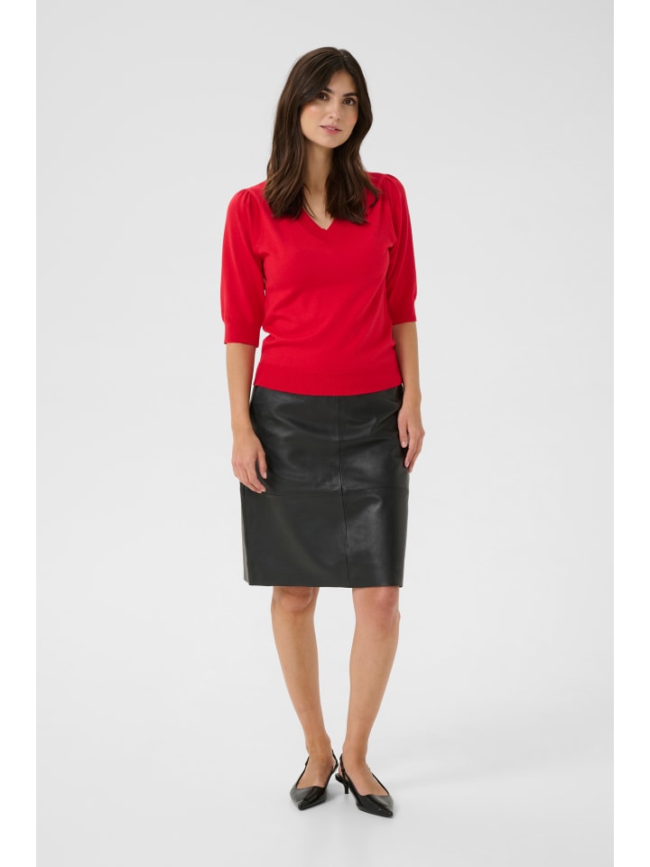 CULTURE Классический вязаный свитер CUpinnie, цвет «китайский красный меланж»
CULTURE Классический вязаный свитер CUpinnie, цвет «китайский красный меланж»