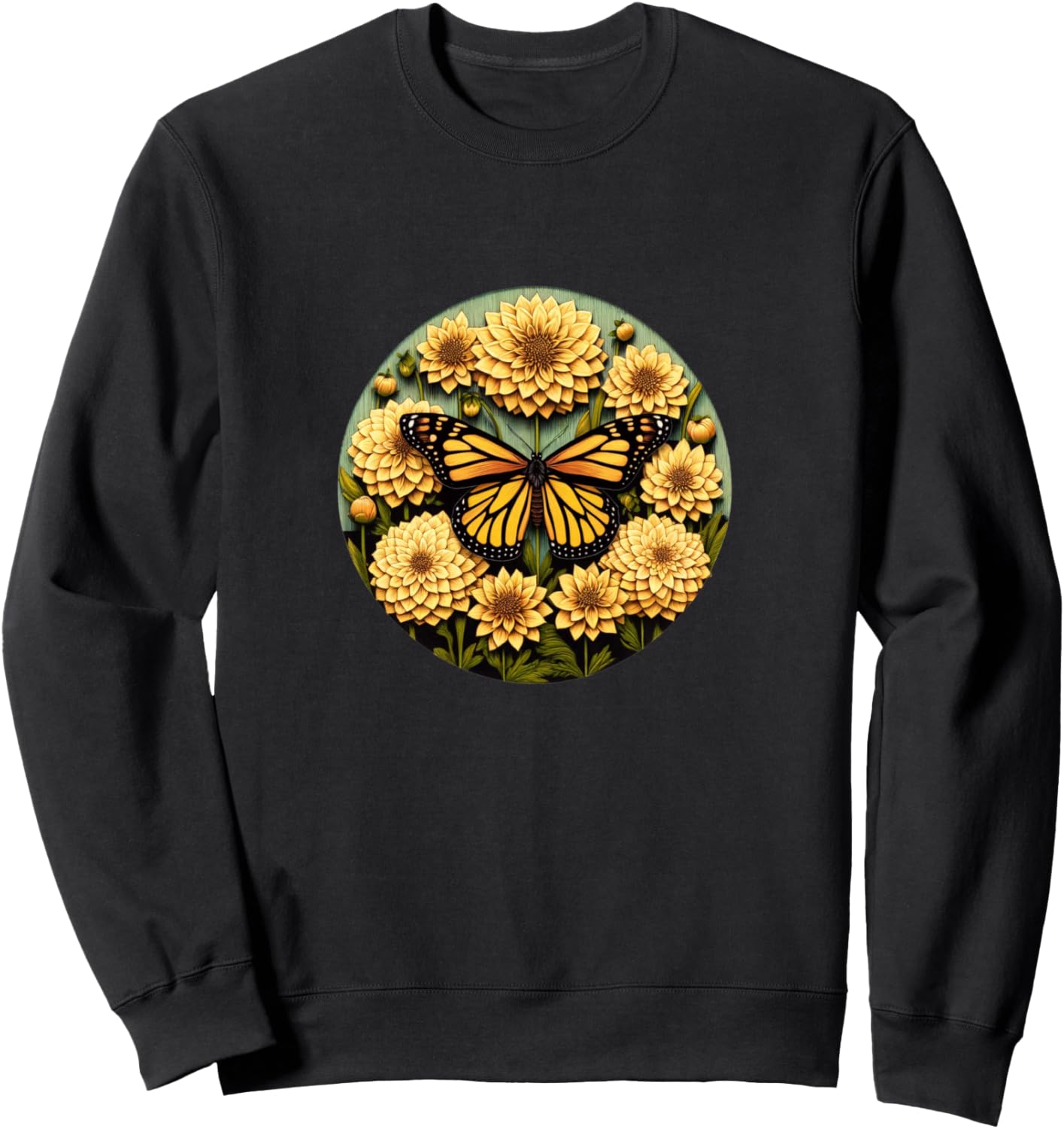 Толстовка с изображением бабочки-монарха и георгина Dahlia Butterfly Snugg, черный
Толстовка с изображением бабочки-монарха и георгина Dahlia Butterfly Snugg, черный