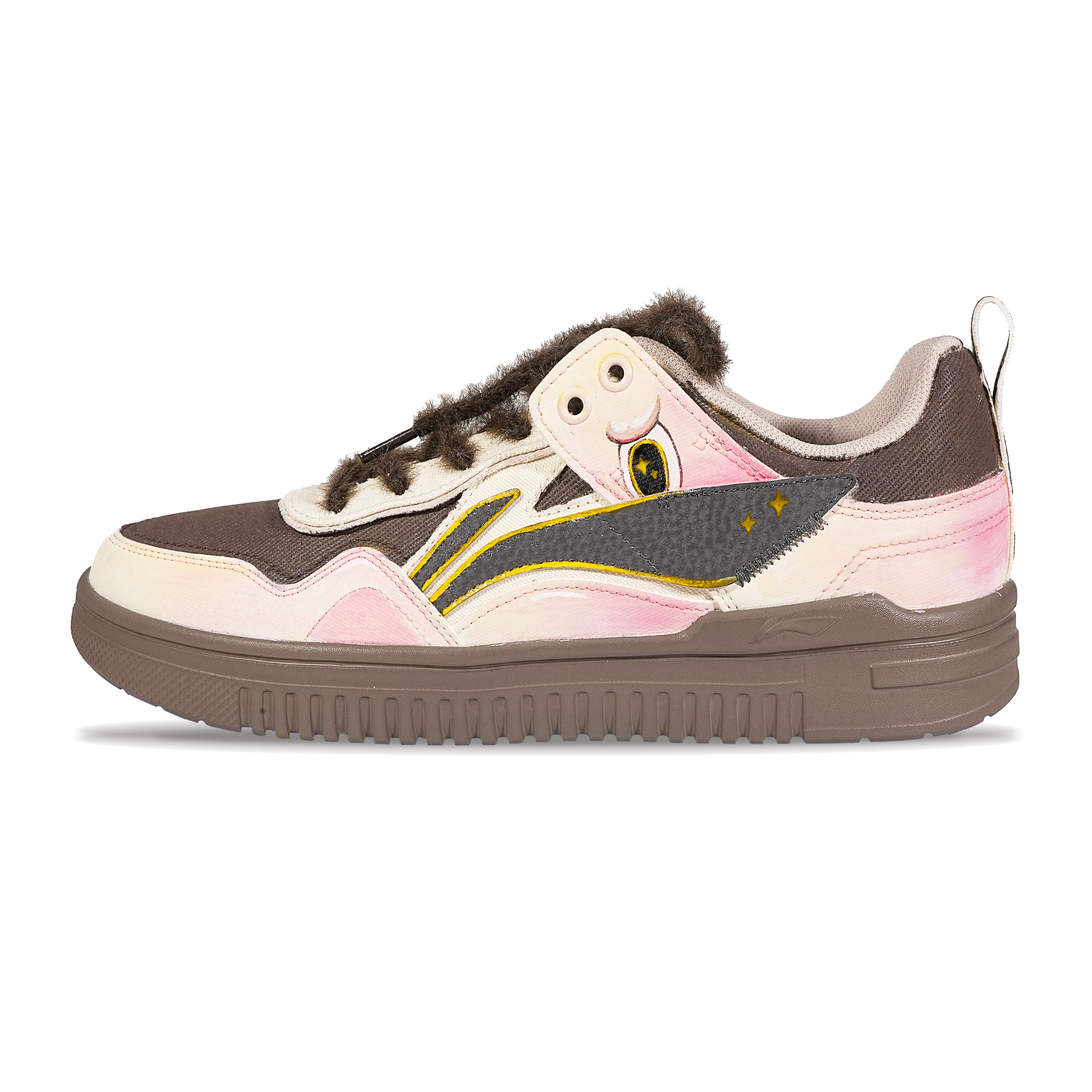 LINING Мужские низкие кроссовки для скейтбординга Qingyun, коричневые
LINING Мужские низкие кроссовки для скейтбординга Qingyun, коричневые