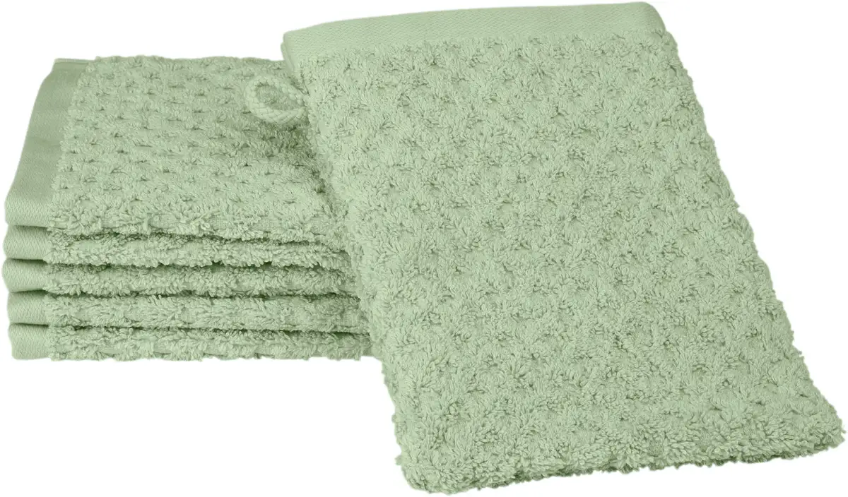 Рукавица для мытья ROSS "Гармония" (6 шт., 6 рукавиц), 100% хлопок 16х22 см (6 шт.), цвет salbei
Рукавица для мытья ROSS "Гармония" (6 шт., 6 рукавиц), 100% хлопок 16х22 см (6 шт.), цвет salbei