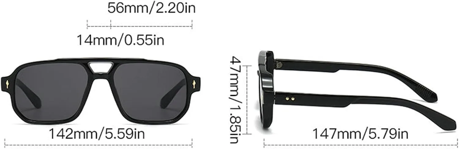 Винтажные солнцезащитные очки Willochra с увеличенными двойными перемычками, модные квадратные очки для мужчин и женщин, стильные и популярные солнцезащитные очки, C6
Винтажные солнцезащитные очки Willochra с увеличенными двойными перемычками, модные квадратные очки для мужчин и женщин, стильные и популярные солнцезащитные очки, C6