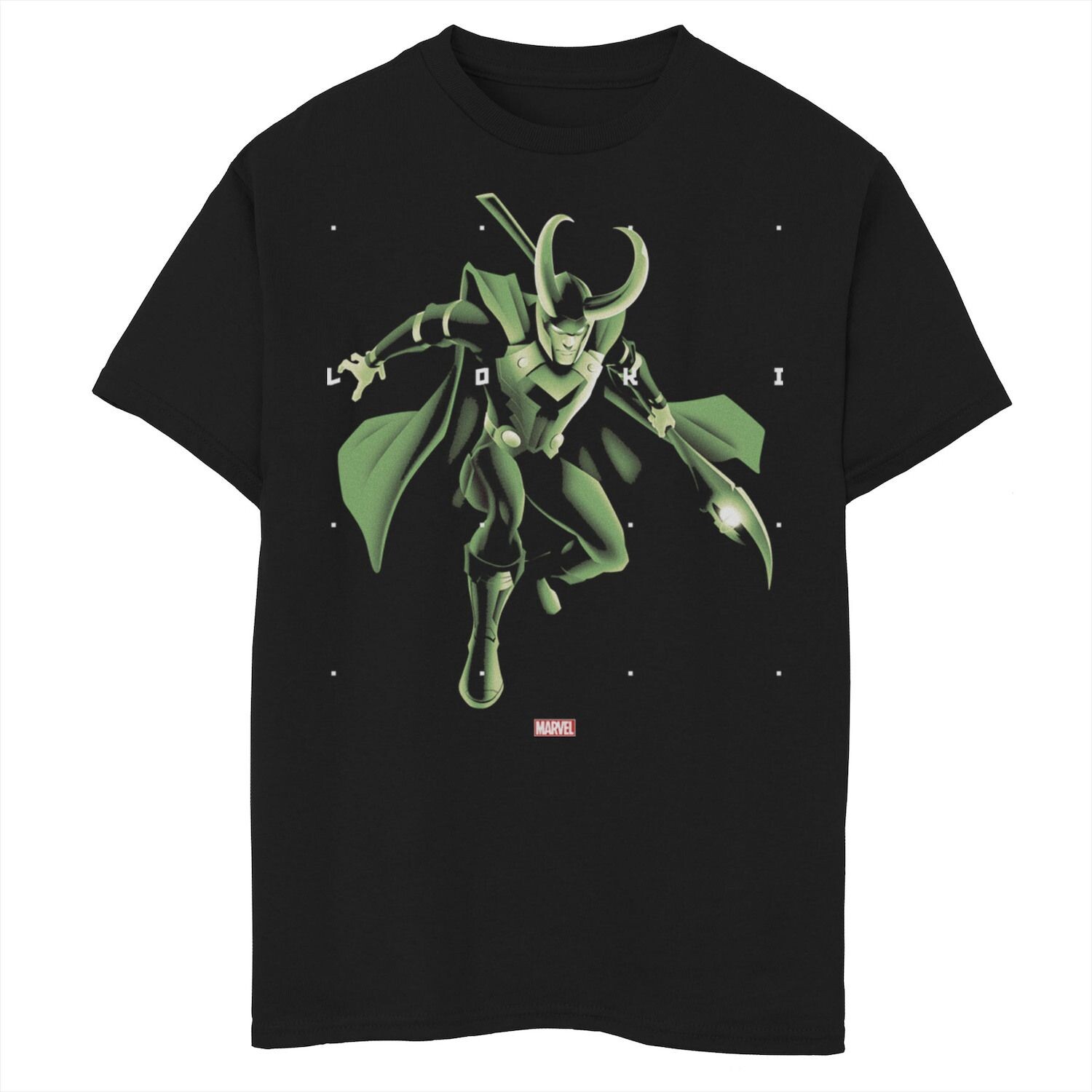 Футболка с графическим рисунком «Marvel Loki» для мальчиков 8–20 лет, полутоновое слово, стек, портрет Licensed Character
Футболка с графическим рисунком «Marvel Loki» для мальчиков 8–20 лет, полутоновое слово, стек, портрет Licensed Character