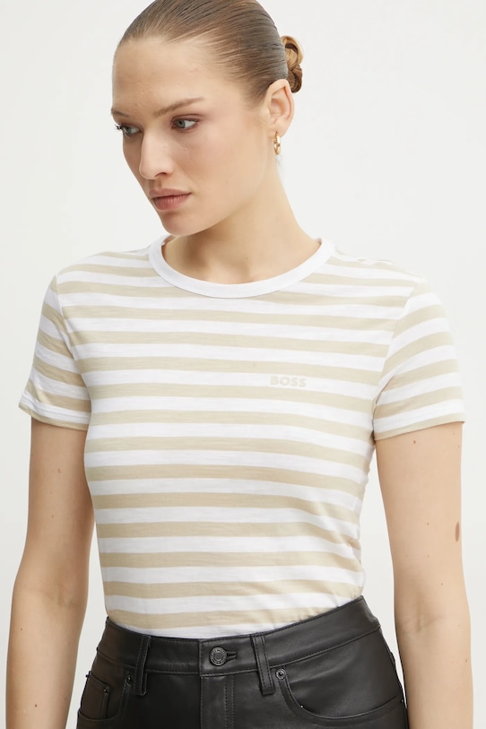 Хлопковая футболка Boss Orange, бежевый
Хлопковая футболка Boss Orange, бежевый