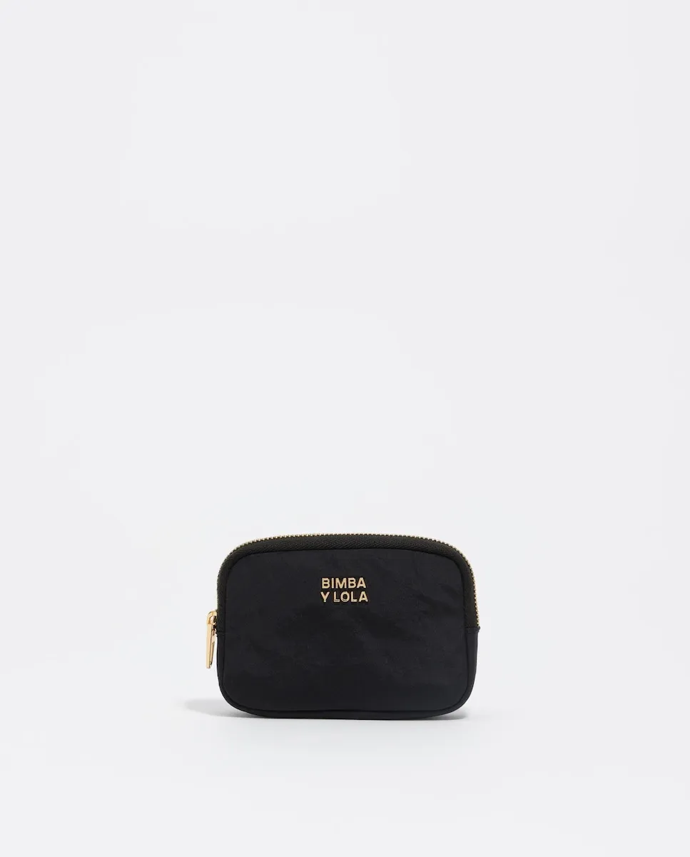 Женский кошелек из нейлона с застежкой-молнией Bimba y Lola, черный
Женский кошелек из нейлона с застежкой-молнией Bimba y Lola, черный