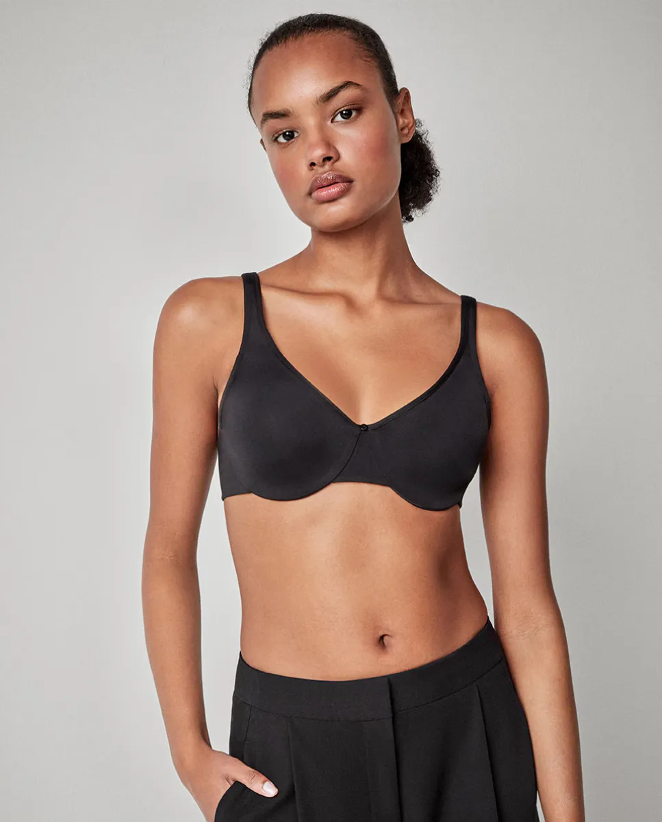 Вместительный бюстгальтер с косточками и спинным редуктором Gisela, чёрный
Вместительный бюстгальтер с косточками и спинным редуктором Gisela, чёрный