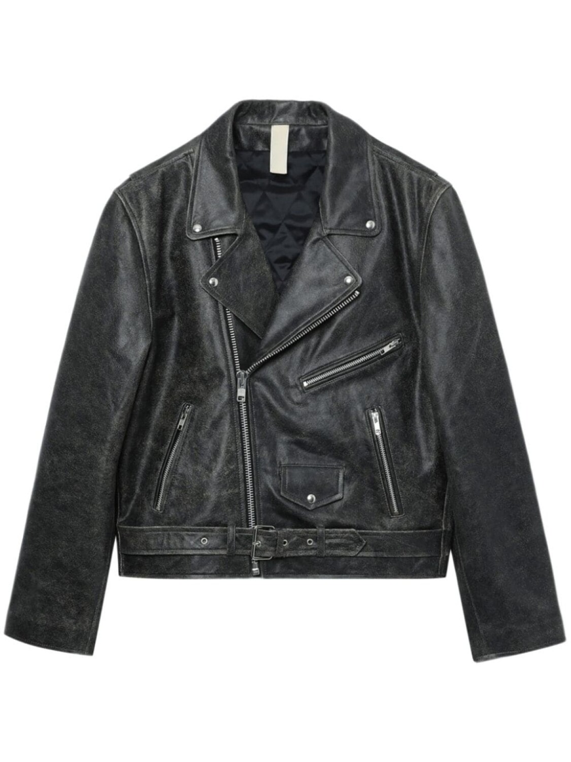 Sunflower байкерская куртка с эффектом потертости, черный
Sunflower байкерская куртка с эффектом потертости, черный