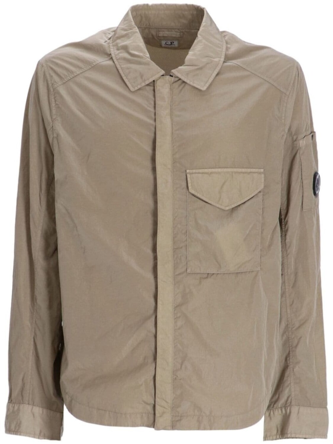 C.P. Company рубашка с нагрудным карманом и декором Lens, серый
C.P. Company рубашка с нагрудным карманом и декором Lens, серый