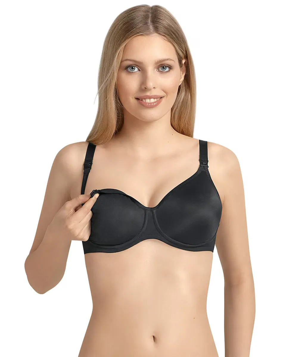 Бюстгальтер для кормления на косточках Anita, черный
Бюстгальтер для кормления на косточках Anita, черный