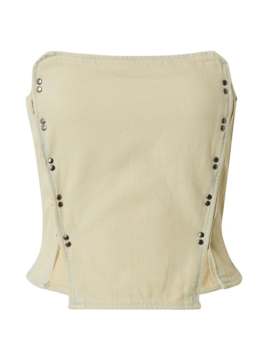 Укороченный топ WEEKDAY Top Rose, цвет champagne 
Укороченный топ WEEKDAY Top Rose, цвет champagne