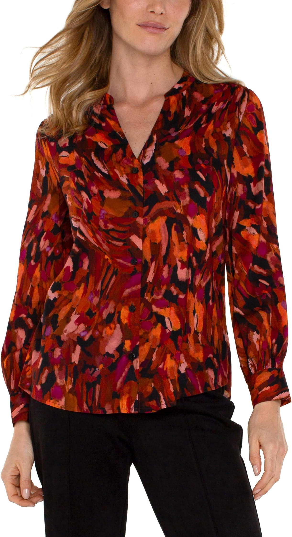 Рубашка Liverpool Los Angeles Long Sleeve Btn Front Banded Collar Woven Shirt Stretch Shirting, цвет Painted Cedar
Рубашка Liverpool Los Angeles Long Sleeve Btn Front Banded Collar Woven Shirt Stretch Shirting, цвет Painted Cedar