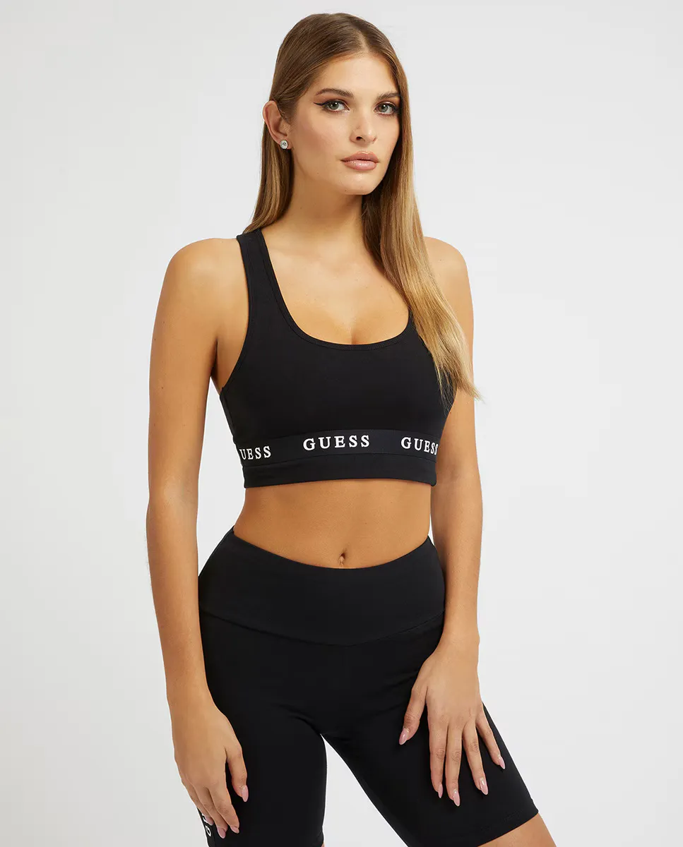 Спортивный топ ECO Стрейч Guess, чёрный
Спортивный топ ECO Стрейч Guess, чёрный