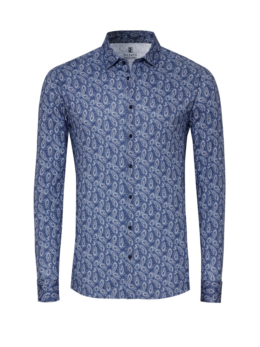 Рубашка Slim Fit на пуговицах DESOTO, дымчато-синий/темно-синий
Рубашка Slim Fit на пуговицах DESOTO, дымчато-синий/темно-синий