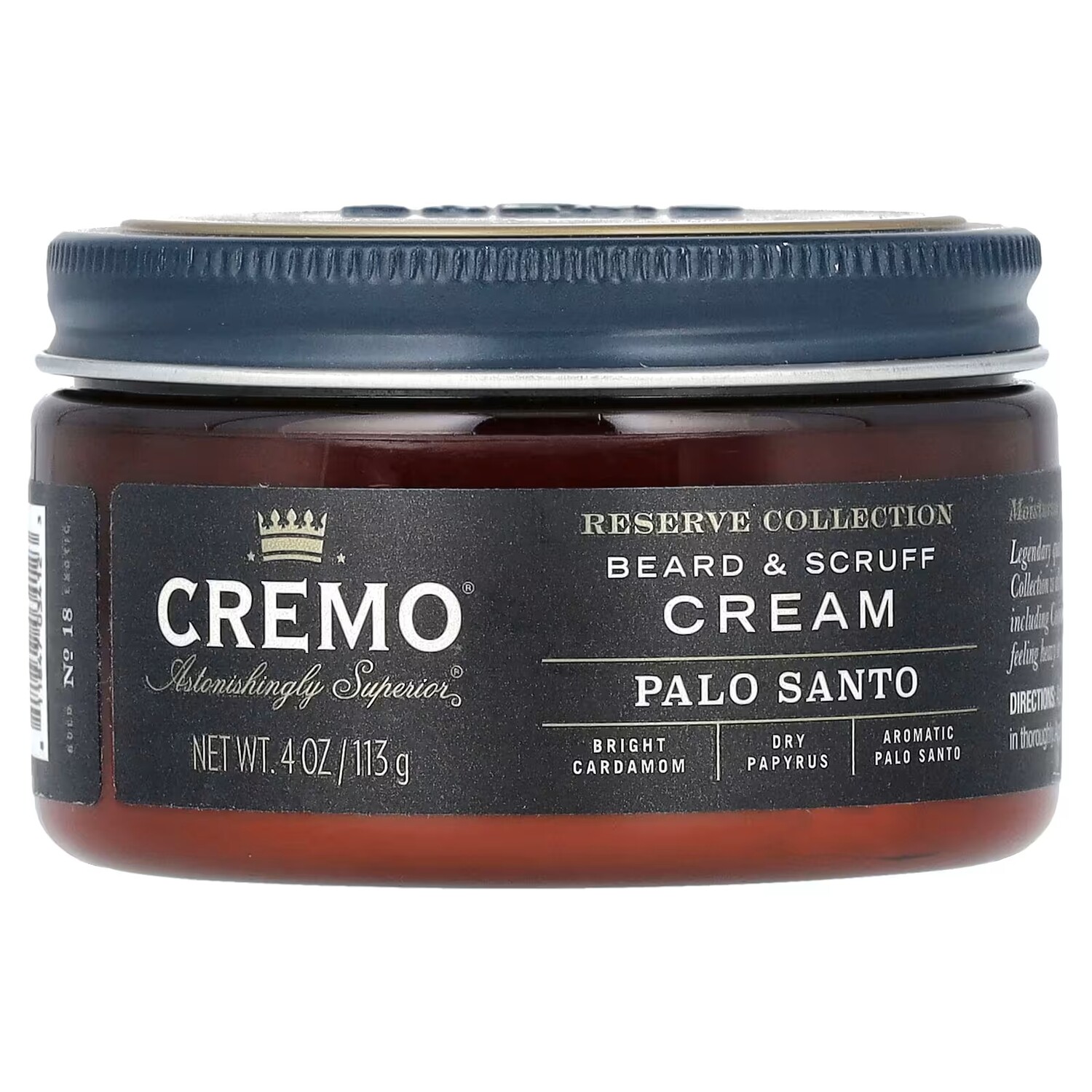 Крем Cremo Reserve Collection Palo Santo для бороды и завитков, 113 г
Крем Cremo Reserve Collection Palo Santo для бороды и завитков, 113 г