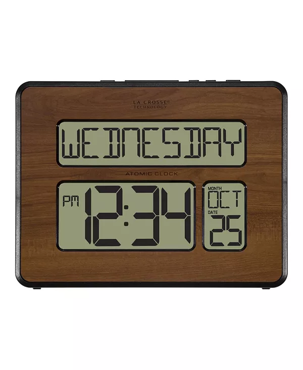 Атомные цифровые часы с полным календарем и очень большими цифрами La Crosse Technology, brown
Атомные цифровые часы с полным календарем и очень большими цифрами La Crosse Technology, brown