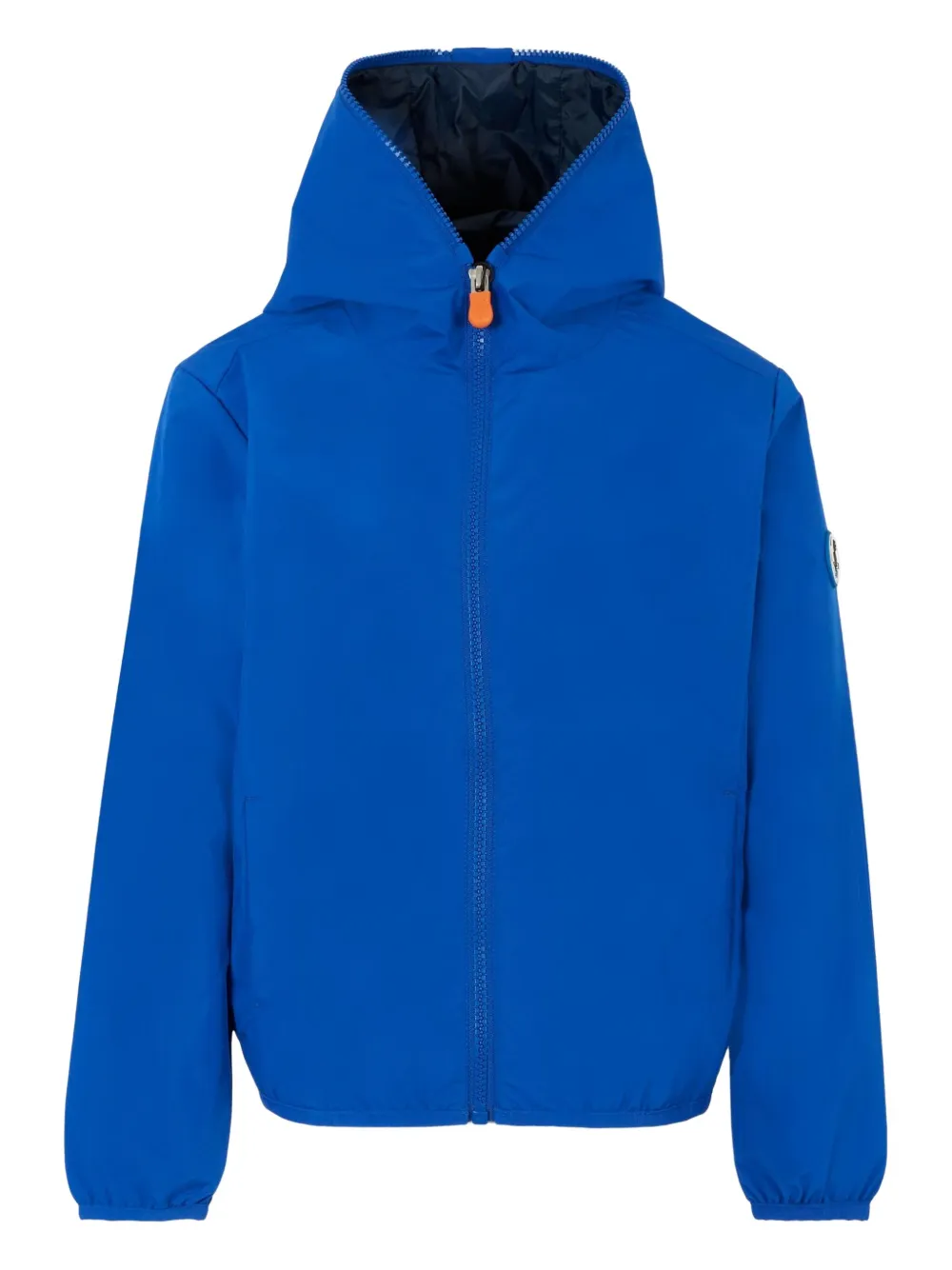 Пуховик на молнии с капюшоном Save The Duck Kids, синий
Пуховик на молнии с капюшоном Save The Duck Kids, синий