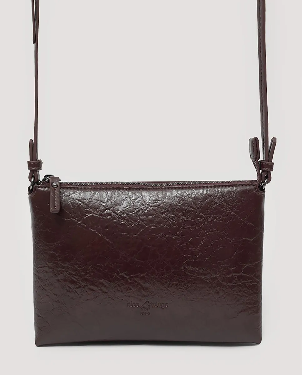 Женская сумка через плечо в форме конверта с тисненым логотипом Nice Things, темно-коричневый
Женская сумка через плечо в форме конверта с тисненым логотипом Nice Things, темно-коричневый