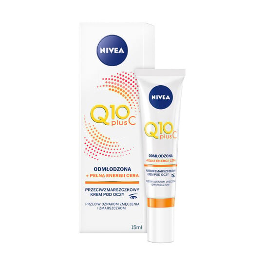 Крем для глаз против морщин 15 мл Nivea, Q10 Plus C Rejuvenated + Energized Complexion
Крем для глаз против морщин 15 мл Nivea, Q10 Plus C Rejuvenated + Energized Complexion