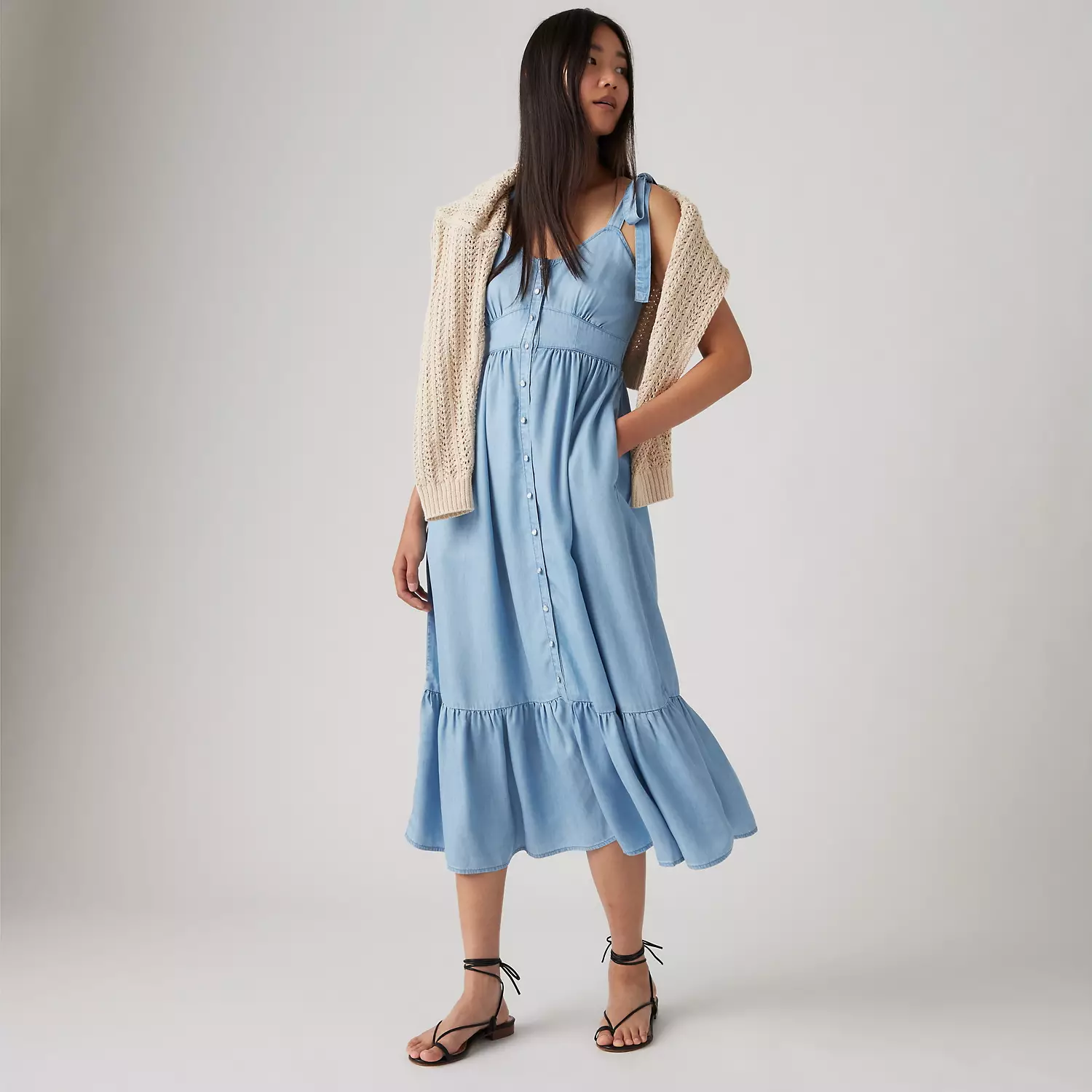 Платье макси Кэтрин Levi's, цвет Recharged Vibe - Medium Wash
Платье макси Кэтрин Levi's, цвет Recharged Vibe - Medium Wash