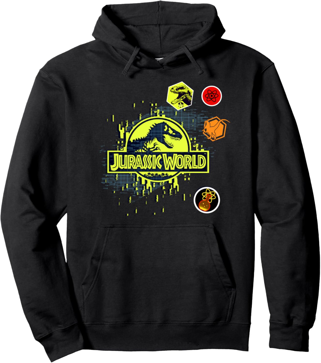 Худи с неоновым логотипом Jurassic World Neon Grid, черный
Худи с неоновым логотипом Jurassic World Neon Grid, черный