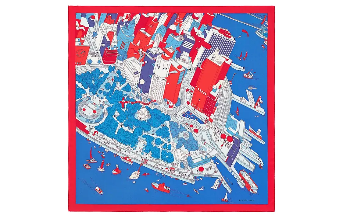 HERMES Шёлковый шарф унисекс разноцветный, Multicolor 
HERMES Шёлковый шарф унисекс разноцветный, Multicolor