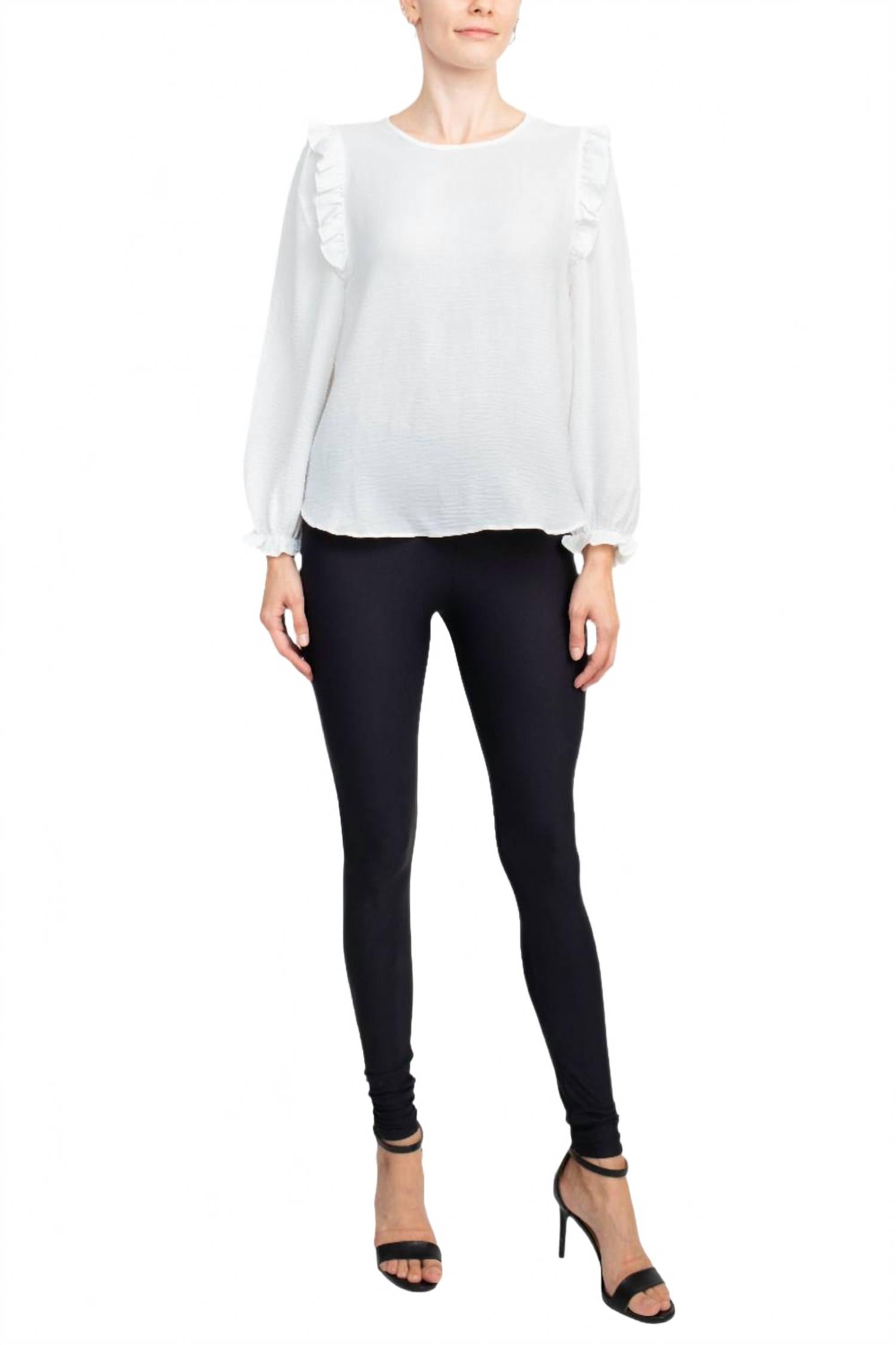 Counterparts Топ с присборенными манжетами, цвет слоновая кость
Counterparts Топ с присборенными манжетами, цвет слоновая кость