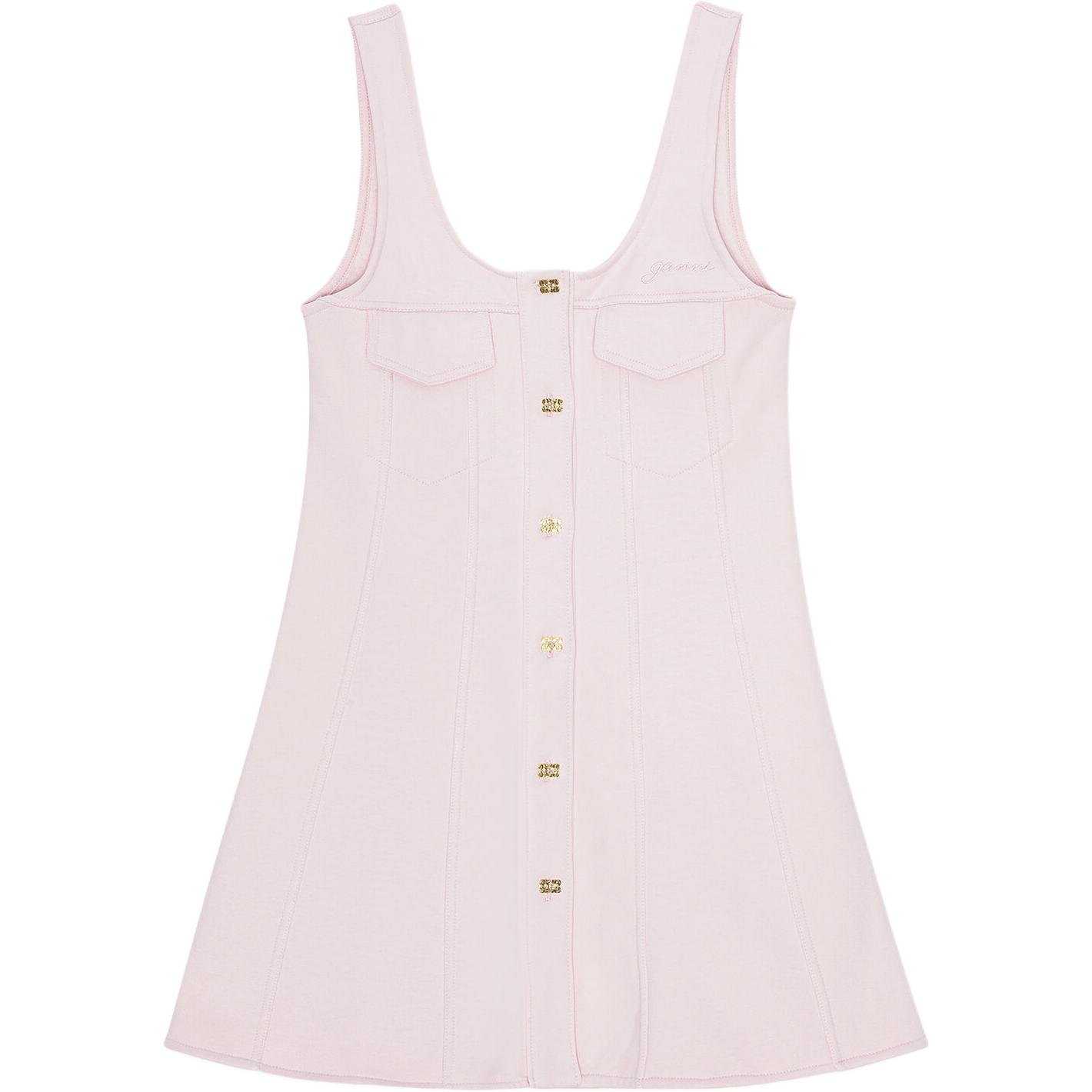 Мини-платье без рукавов GANNI, розовый
Мини-платье без рукавов GANNI, розовый