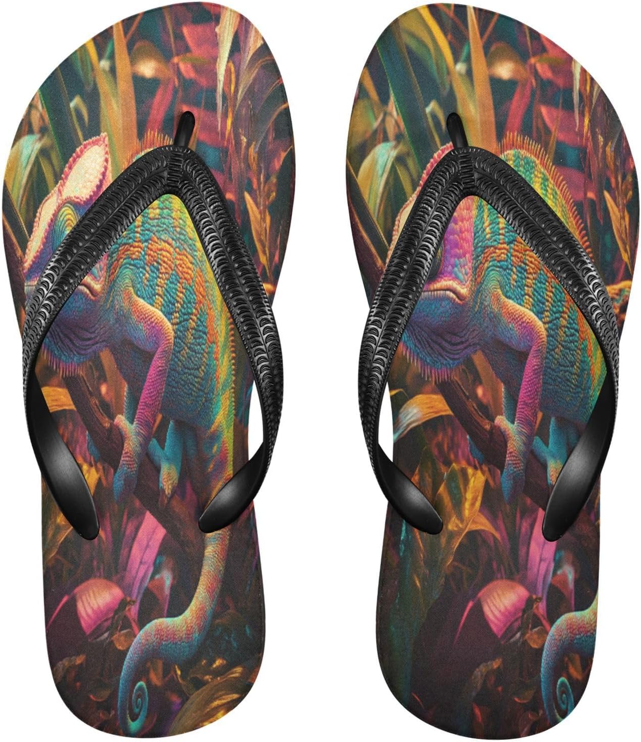 Разноцветные шлепанцы с рисунком листьев хамелеона, для мужчин и женщин Sinestour
Разноцветные шлепанцы с рисунком листьев хамелеона, для мужчин и женщин Sinestour